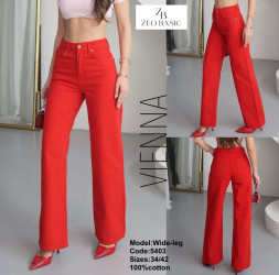 Джинсы женские ZEO BASIC оптом 12654930 5403-26