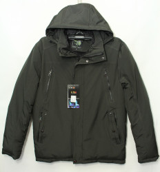 Куртки зимние мужские БАТАЛ (хаки) оптом 05673481 Y-1-63