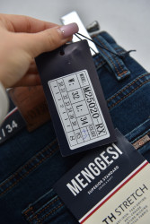 Джинсы мужские MENGGESI оптом 03549618 25027-113