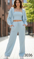 Спортивные костюмы женские (3-ка) оптом 84350961 3036-47