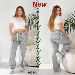 Джинсы ПАЛАЦЦО женские БАТАЛ оптом 18094673 3628-3