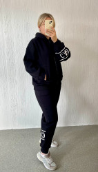 Спортивні штани жіночі на флісі ПОЛУБАТАЛ оптом --- 