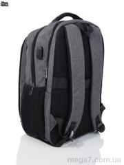 Рюкзак, Superbag оптом 8900 grey (250)