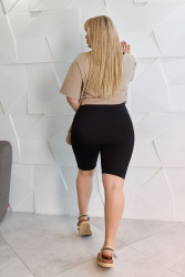 Велосипедки жіночі БАТАЛ (чорний) оптом