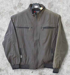 Куртки демисезонные мужские ZYZ БАТАЛ (серый) оптом 14378620 2212-3-20