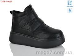Ботинки, QQ&Панда оптом Y066 black k