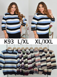 Свитера жіночі НАПІВБАТАЛ оптом Kiss Me