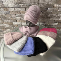 Шапки женские (2-ка) оптом 84615739 234-65