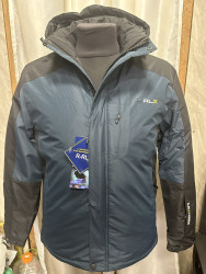 Куртки зимние мужские RLX БАТАЛ (синий) оптом 16928374 1028-1-13
