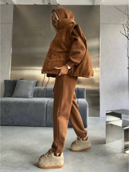 Спортивные костюмы женские на флисе (3-ка) оптом 87943605 1467-54