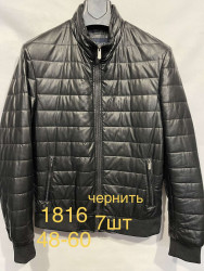 Куртки кожзам мужские MAX-HT (черный) оптом 69324180 1816-27