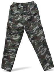 Спортивные штаны мужские на флисе БАТАЛ оптом 68714025 008-127