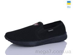 Слипоны, Inblue оптом G144 чорний