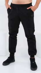 Спортивные штаны мужские (black) оптом 80516427 888-3