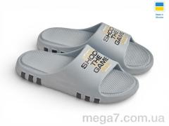 Шлепки, Rai shoes оптом Т710 сіро-блакитний