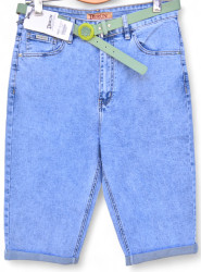 Шорты джинсовые женские DERUN оптом 45639287 DR8097-D-2