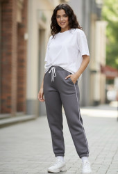 Спортивні штани жіночі на флісі оптом