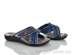 Шлепки, FG оптом 002 синій