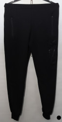 Спортивные штаны мужские (black) оптом 90532671 01-8