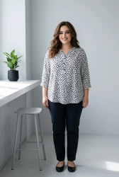 Блузки женские БАТАЛ оптом 64829015 768-234