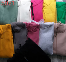 Спортивні кофти жіночі БАТАЛ на флісі оптом