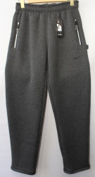 Спортивные штаны мужские на флисе (gray) оптом 23710849 111-31