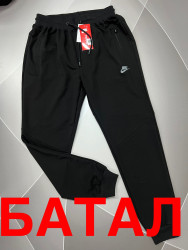 Спортивные штаны мужские БАТАЛ (черный) оптом 89307124 04-23
