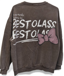 Свитшоты женские на флисе оптом 01452679 16548-3