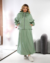 Костюми жіночі (2-ка) ПОЛУБАТАЛ оптом 