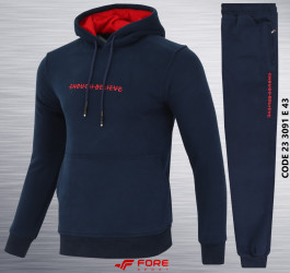 Спортивные костюмы мужские на флисе оптом 89721534 3091-107