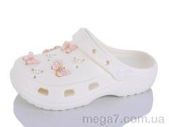 Кроксы, Alimama-Girnaive оптом 8180-1 білий