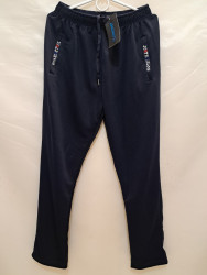 Спортивные штаны мужские БАТАЛ (темно-синий) оптом 10367582 6672-39