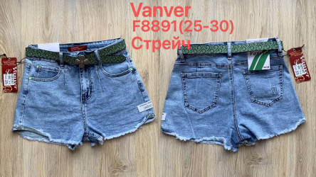 Шорты джинсовые женские VANVER оптом Vanver 52768914 8891-15
