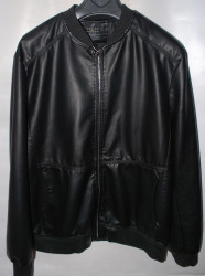 Куртки кожзам мужские FUDIAO БАТАЛ (black) оптом 56971208 169 -64