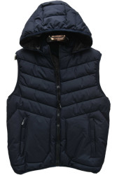 Жилетки чоловічі (синій) оптом QQN 