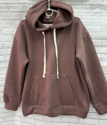 Худи женские на флисе оптом 64327059 48-7