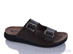 Шлепки, Oscar оптом 01-42 корич.к.