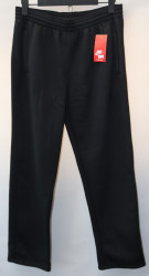 Спортивные штаны мужские на флисе (black) оптом 92370541 309-30