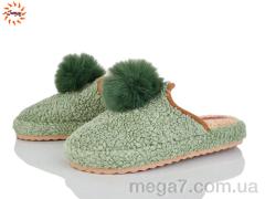 Тапки, Jumay оптом Тапки жіночі Турція зелений