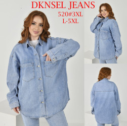 Куртки джинсовые женские оптом 30781269 D520-258