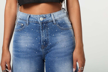 Шорти джинсові жіночі ПОЛУБАТАЛ оптом --