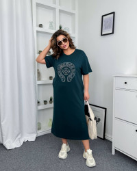 Платья женские БАТАЛ оптом 58642170 874-51