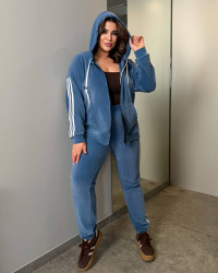 Спортивные костюмы женские БАТАЛ оптом 69531487 1026-221