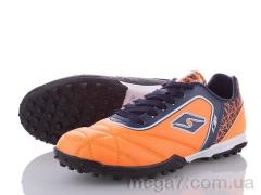 Футбольная обувь, DeMur оптом P180-2-orange-blue