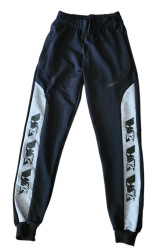 Спортивные штаны подростковые (dark blue)  оптом 28731046 02-7