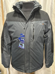 Куртки зимние мужские RLX БАТАЛ (серый) оптом 83124509 1022-1-15