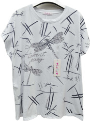 Футболки женские БАТАЛ оптом 76908145 9801-206