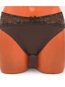 Трусы женские Acousma T6603H (  коричневый  6 шт. )