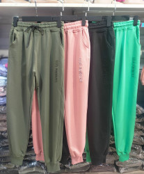 Спортивные штаны женские (зеленый) оптом 89726104 01-3