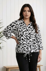 Блузки женские БАТАЛ оптом 71693254 782-51